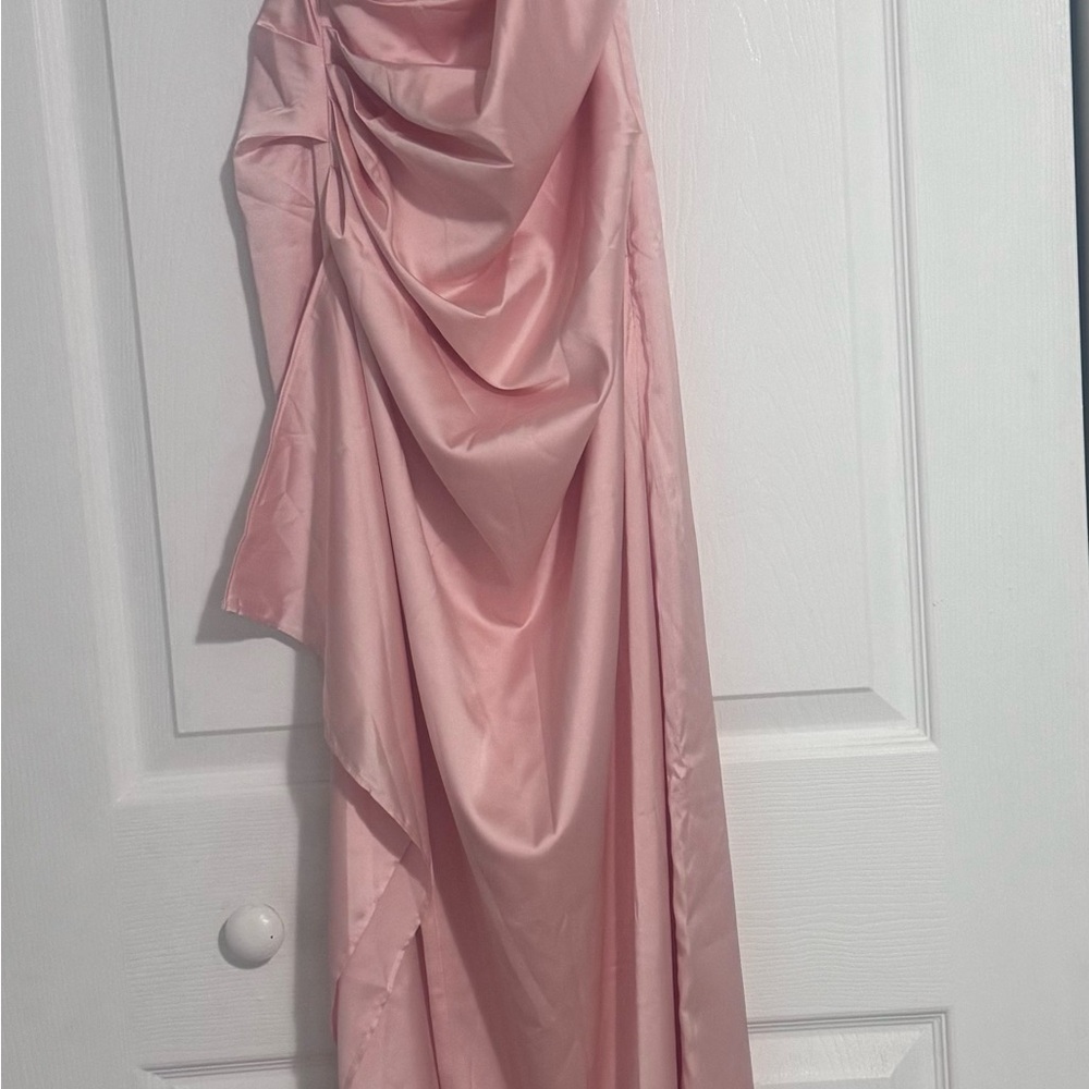 Elegant blush Satin Fabric